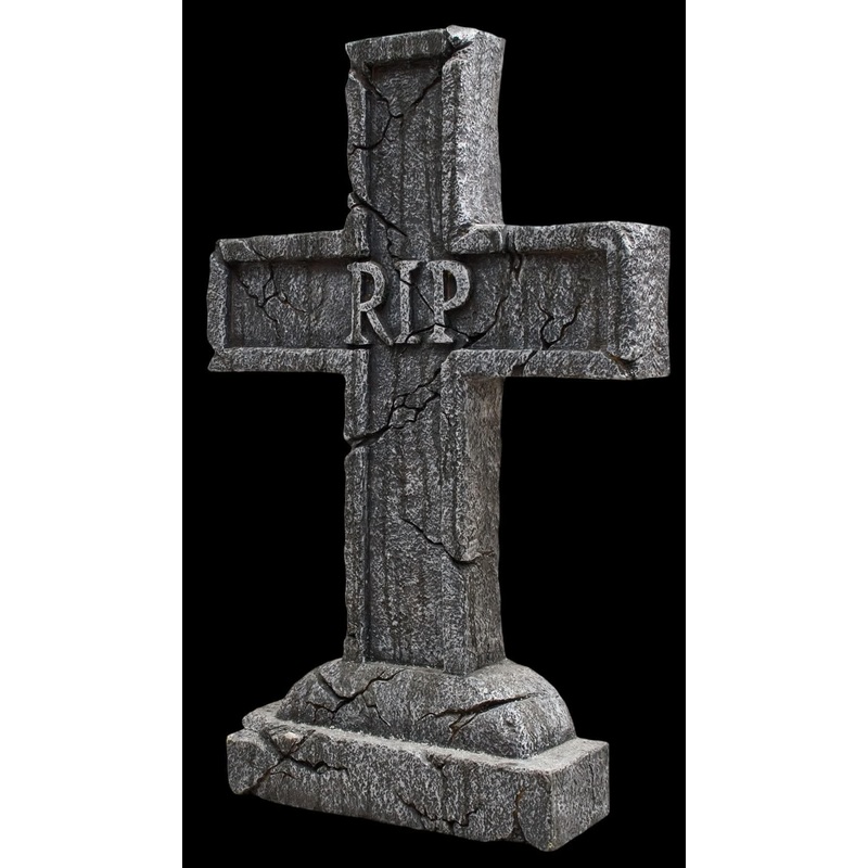 RIP Cross Tombstone