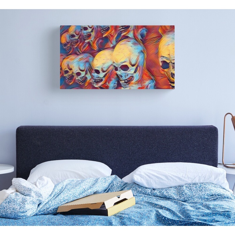 Skull Canvas Print Special Edition- Limited Run (Only 100 Available)