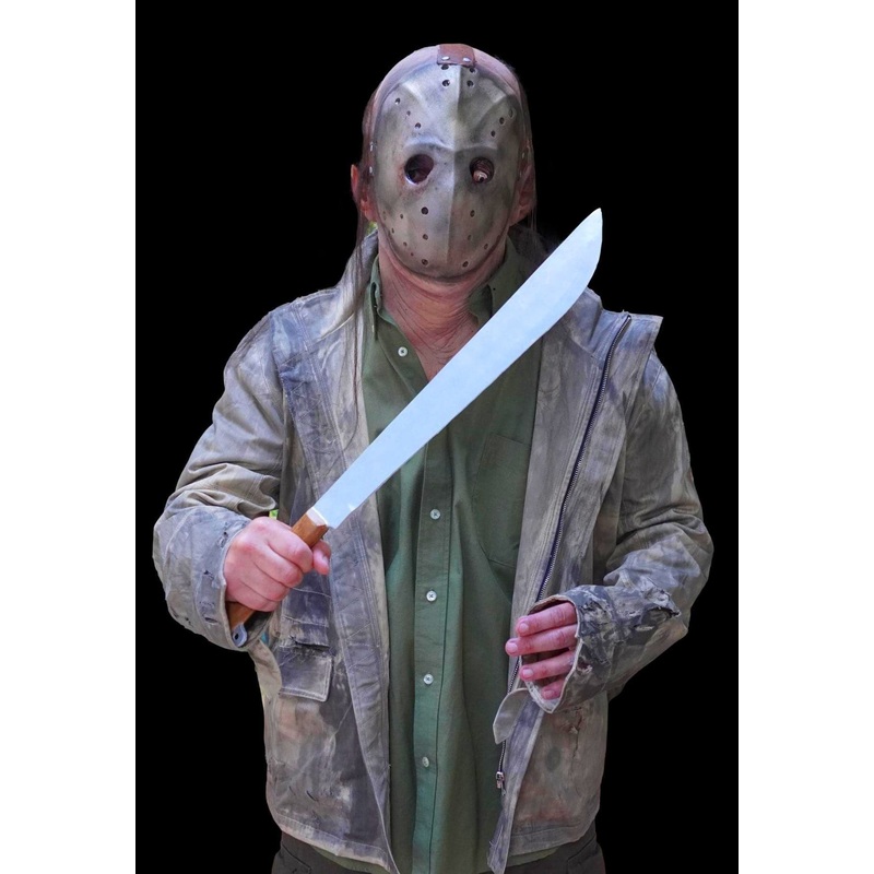 “The Camp Killer” HD Studios Halloween Costume Full costume with Mask, Jacket, and Machete