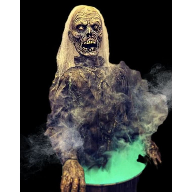 Zombie Barrel Fright Scare Animatronic