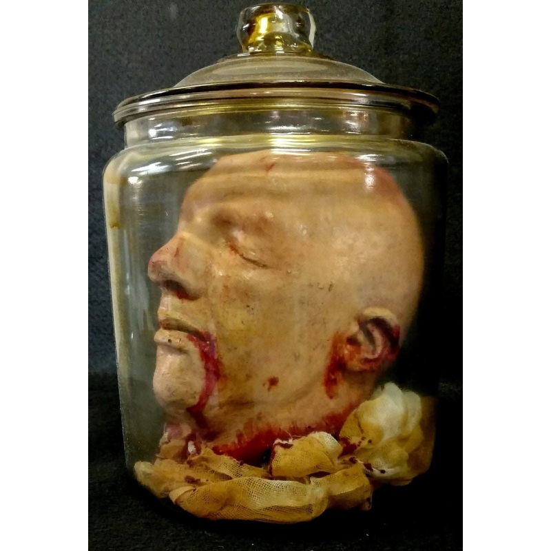 “Anatomy Gore Jar – Joe’s Severed Head” Halloween Prop