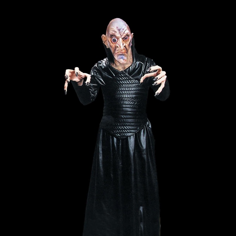 “Black Robe with Leather Look” Costume