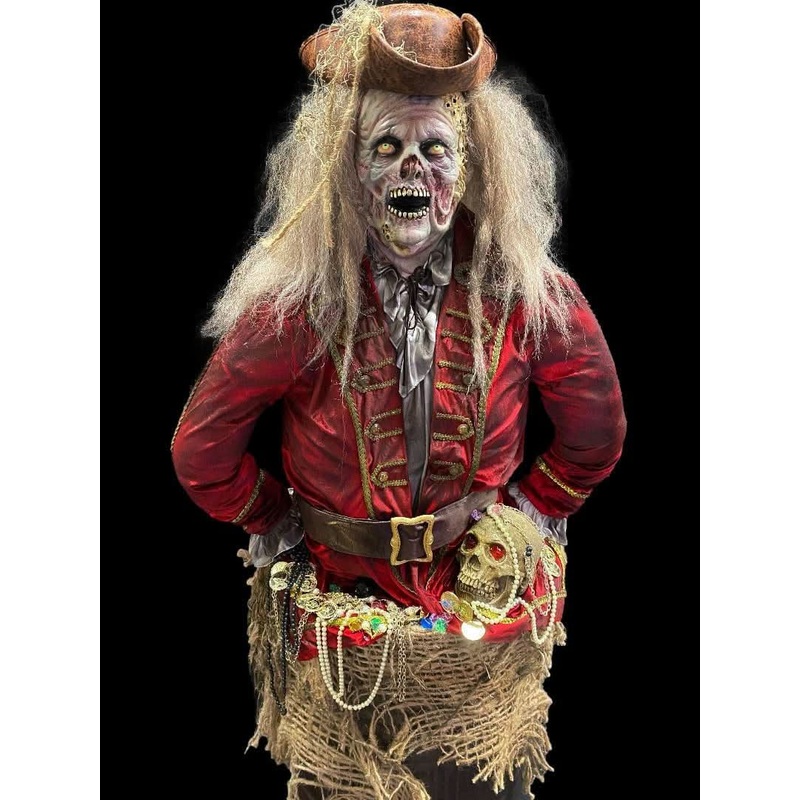 “Drunken Jack” Zombie Pirate Halloween Animatronic