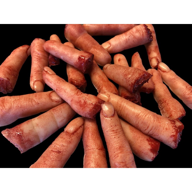 Lot of 20 “Severed Fingers” Halloween Prop