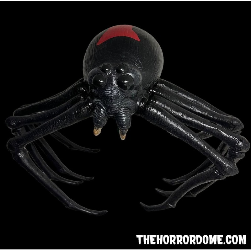 NEW “Giant Black Widow Spider” 24″ wide, Monster Halloween Prop