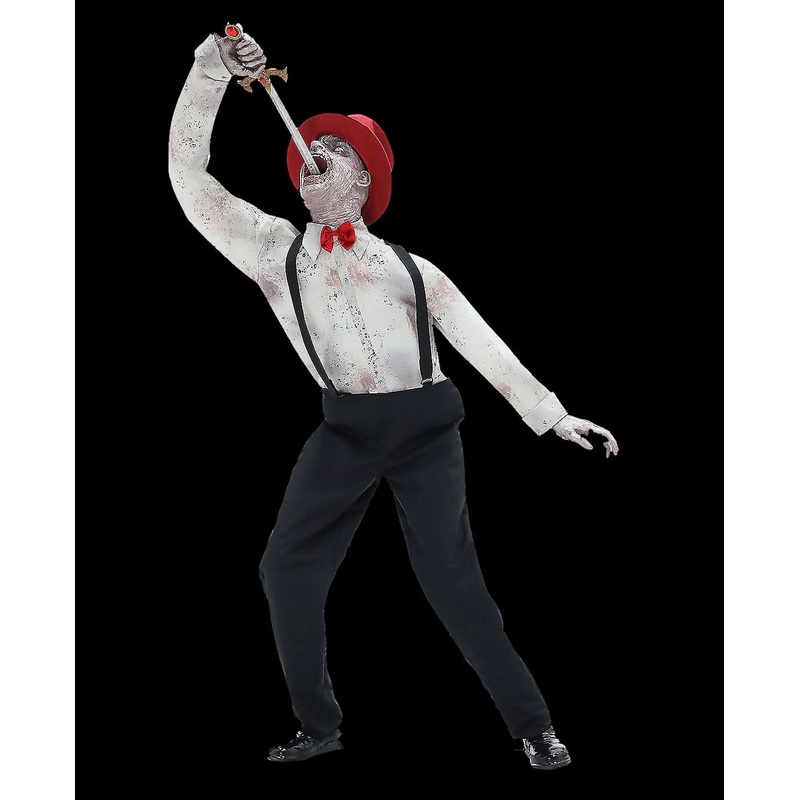 Sword Swallower Halloween Animatronic Decoration