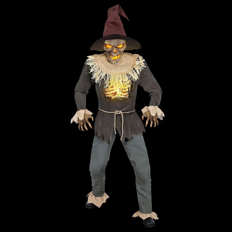 8 1/2 Ft. Animated Scarecrow Halloween Animatronic Decoration