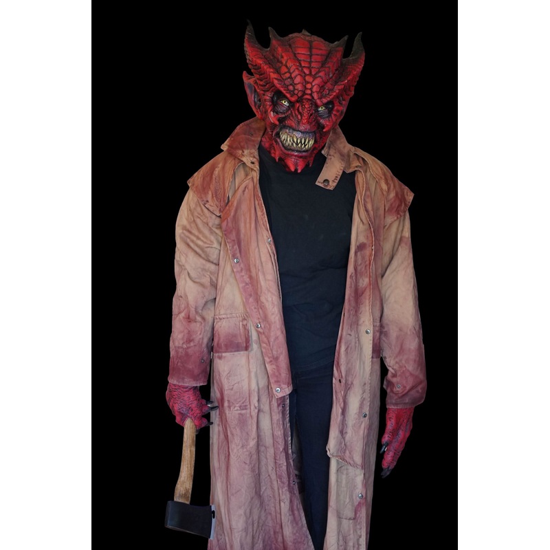 “Bedlam the Demon” HD Studios Halloween Costume Full costume with Mask, Hands, and Coat