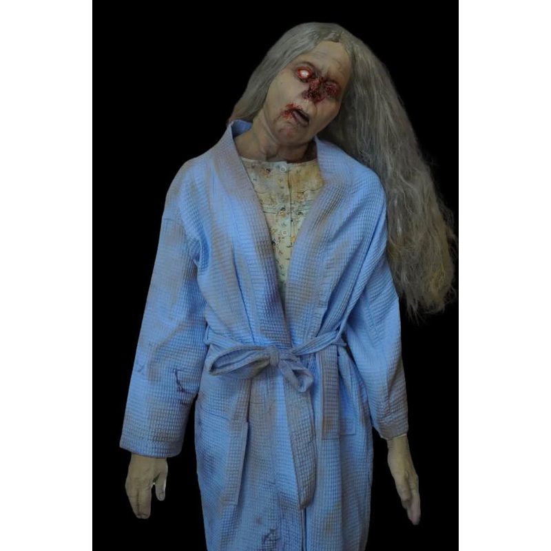 “Blind Zombie Edith” Professional Full Body Halloween Prop