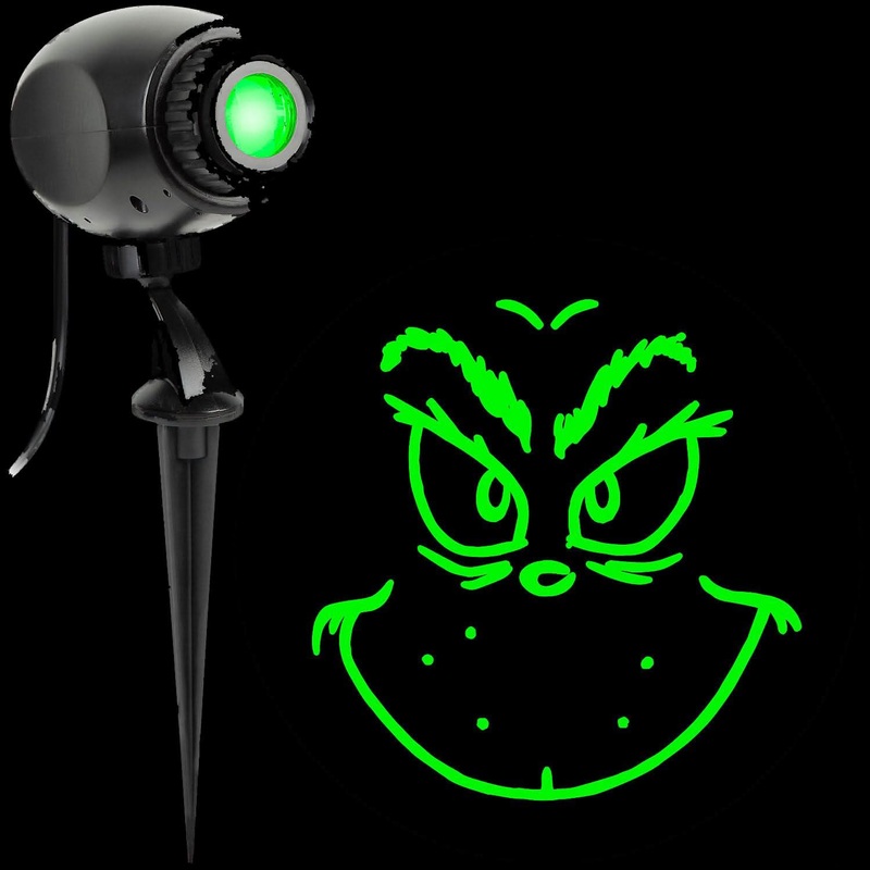 Dr. Seuss The Grinch Green Projection Light Christmas Outdoor Yard Decoration