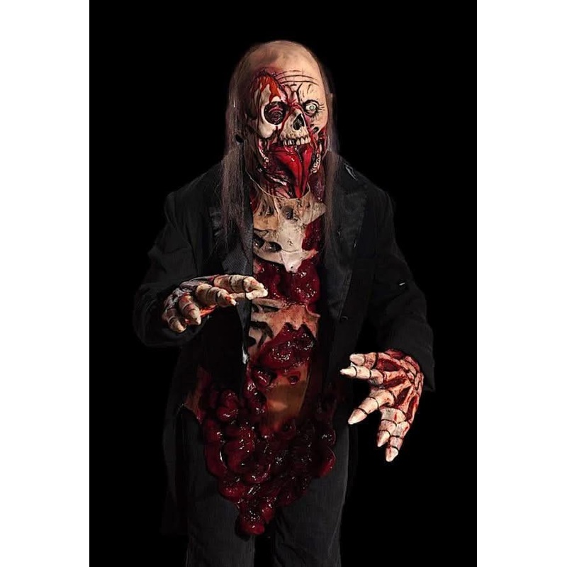 Flesh Eater” HD Studios Halloween Costume Full costume with Mask Chest Tuxedo Jacket and Hands