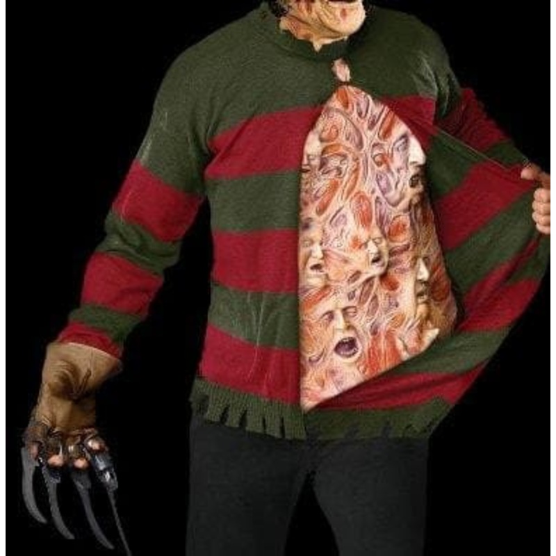 “Freddy Krueger Sweater – Chest of Souls” Offical Movie Halloween Costume