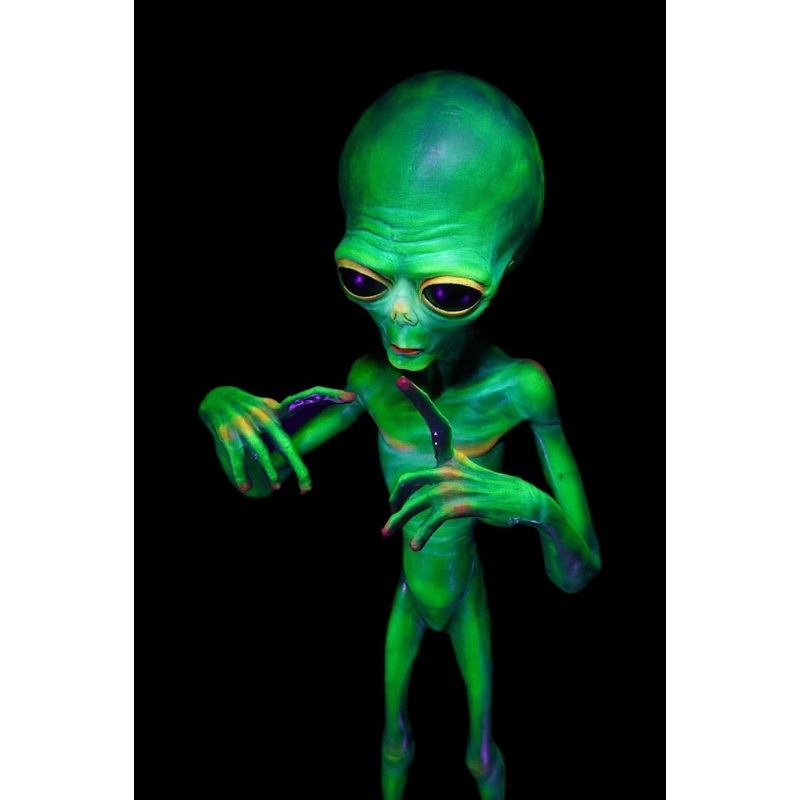 “Glow Alien Visitor Prop” Professional Full Body Halloween Prop