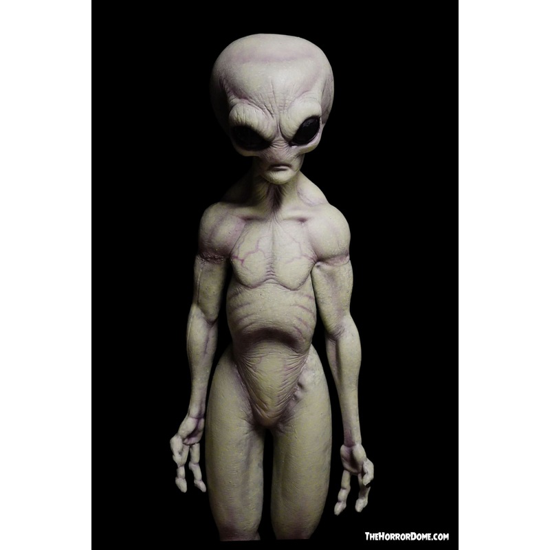 NEW for 2025 “Area 51 Alien Statue” Full 360 Movie-Quality Professional Prop