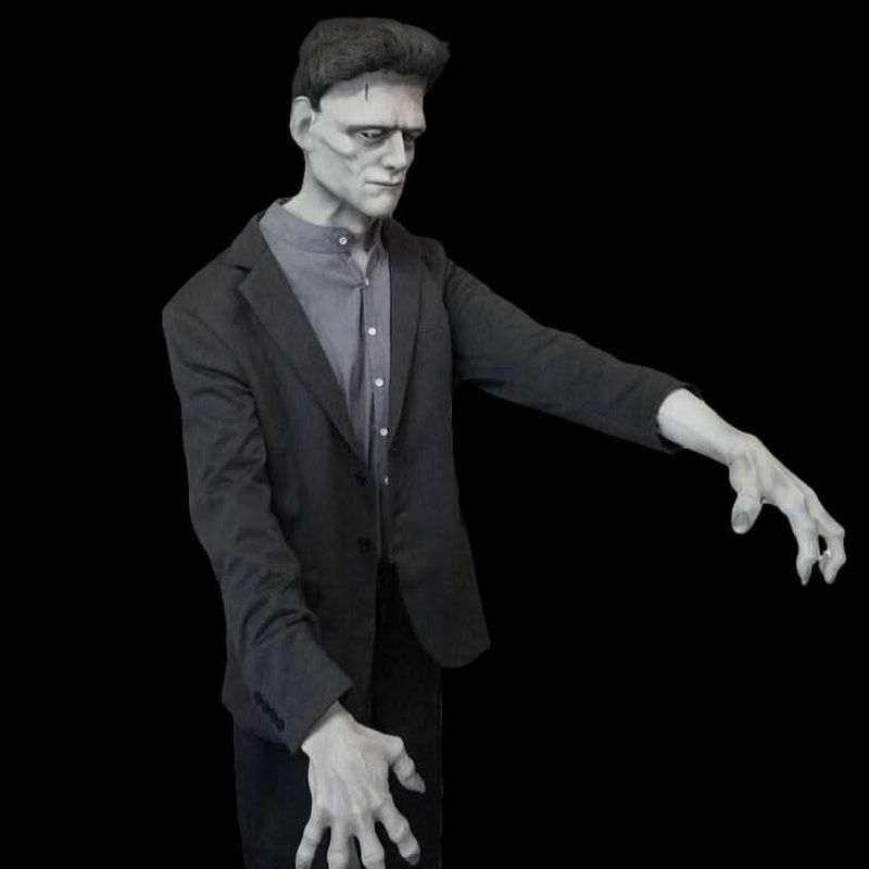 “Black and White Frankenstein” Professional Halloween Prop