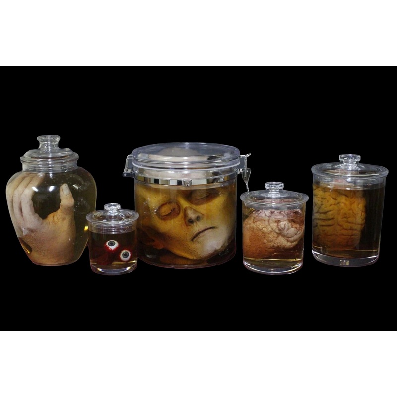 Body Part Specimen Jar Halloween Prop Combo