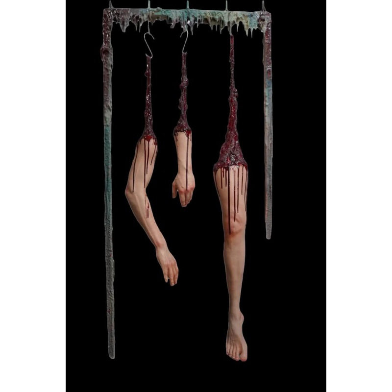 Dangler Bloddy Body Part 3 Piece Combo Halloween Prop