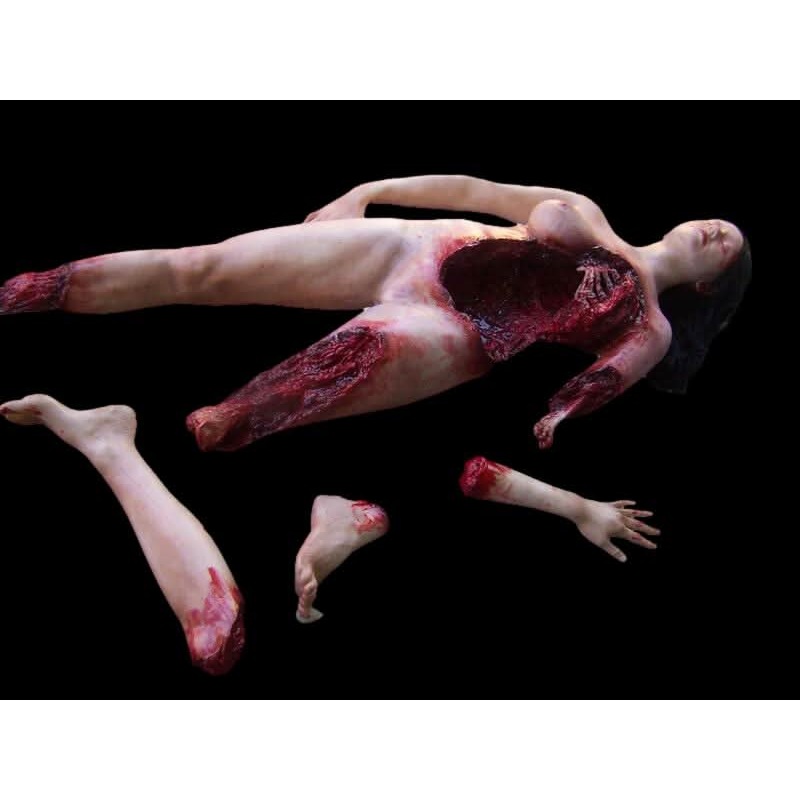 Deluxe Wounded Jessica Body Halloween Prop