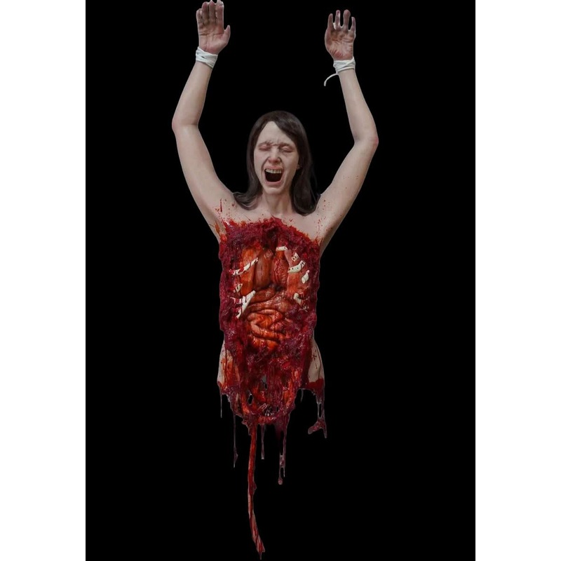 Gory Gutted Aggy Dangler Halloween Prop