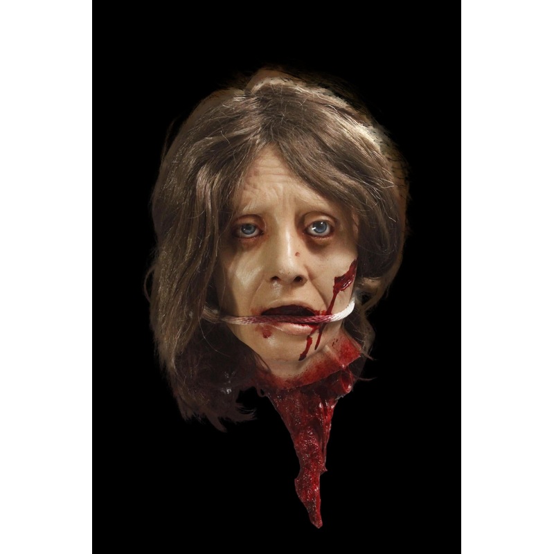 Hanging Mary Head Halloween Prop