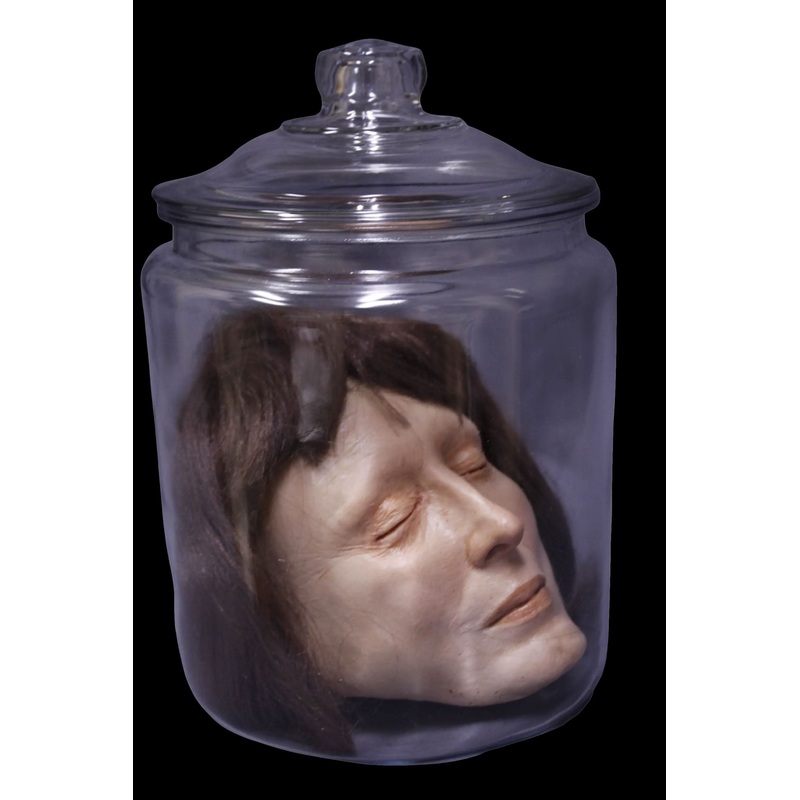 Judith Head in Jar Halloween Prop