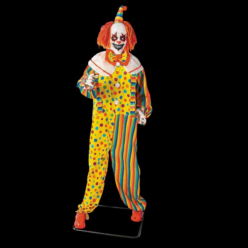 NEW FOR 2025 Multicolor Clown Halloween Animatronic Decoration
