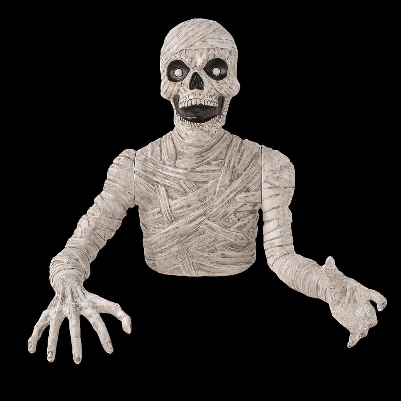 Out of Ground Reaching Mummy Halloween Decoration