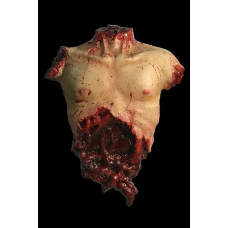 Torso Prop Flat Black Halloween Prop