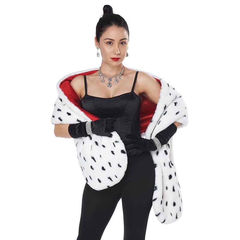 Cruel Diva Faux Dalmation Stole