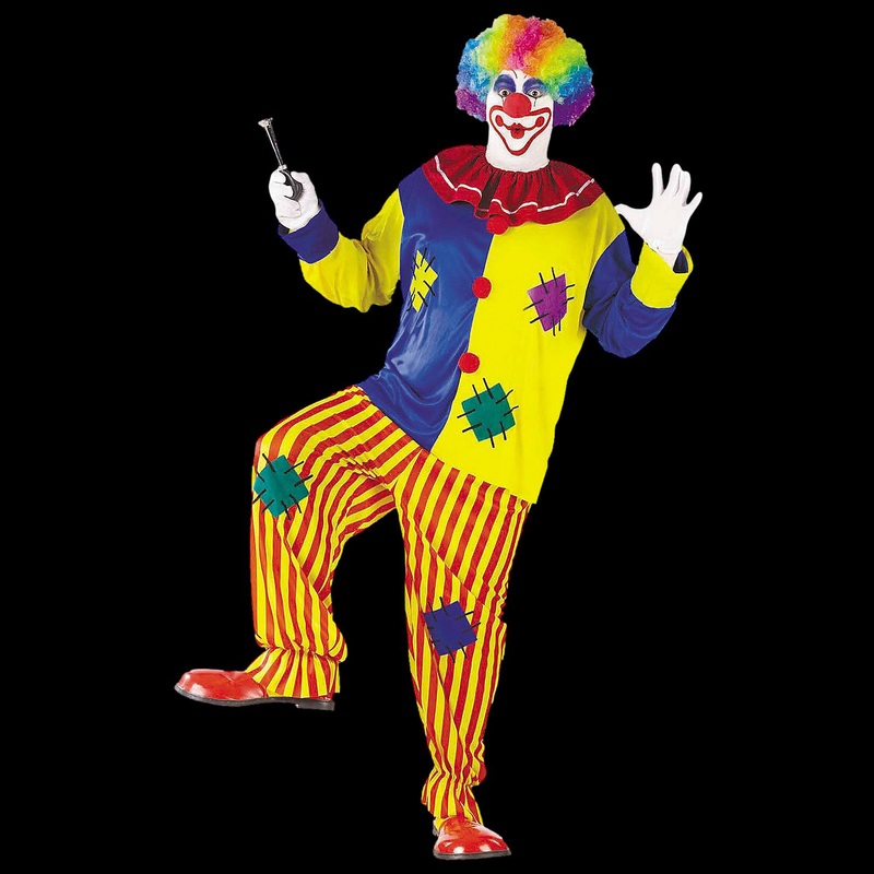 Multicolor Big Top Clown Costume – Plus Size