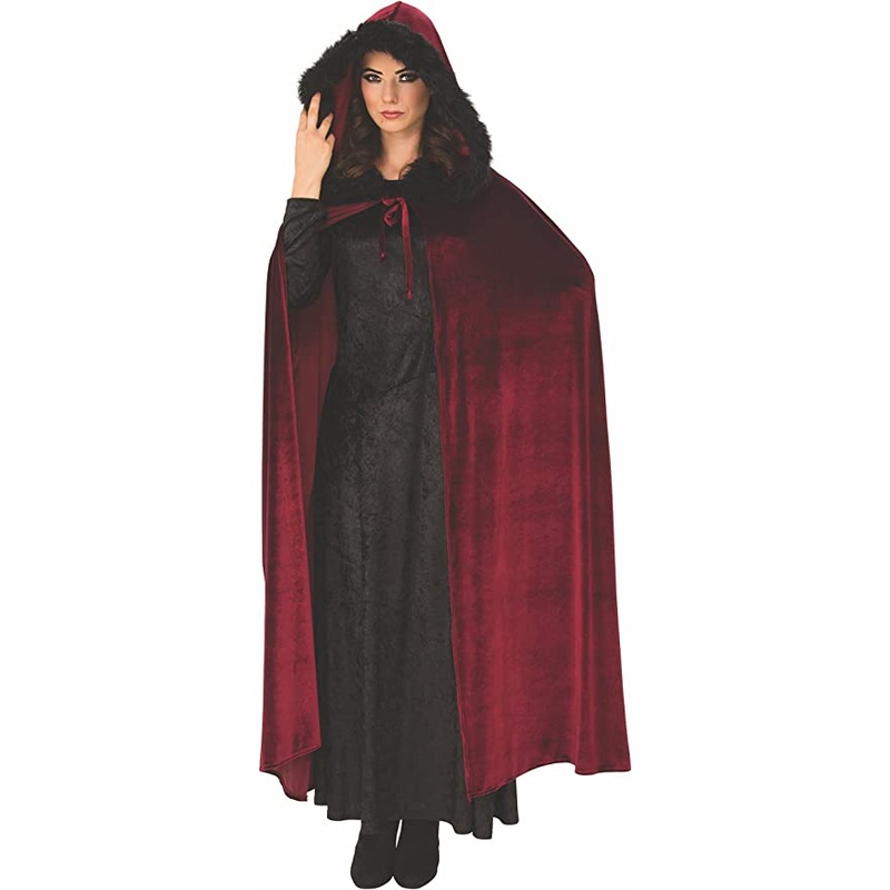 Burgundy Baroness Cape