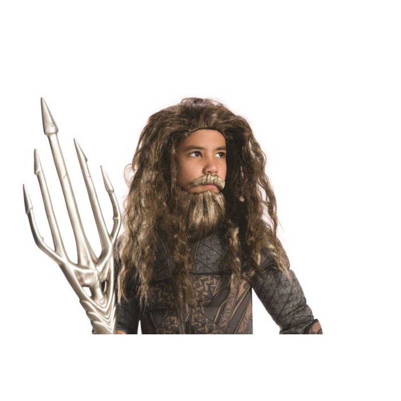 Aquaman Wig and Beard Child Set