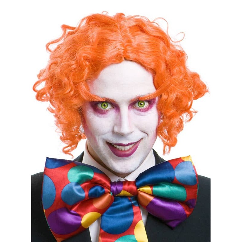 Hatter Orange Costume Wig with Eyebrows