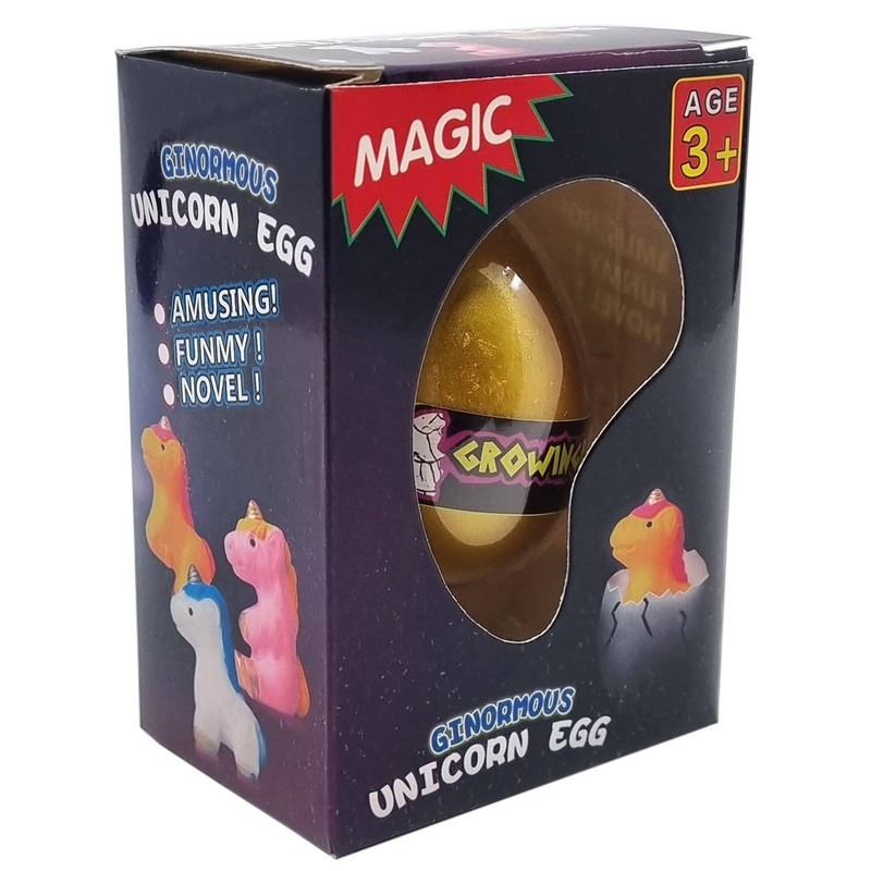Novelty Gold Magic Unicorn Egg Party Favour