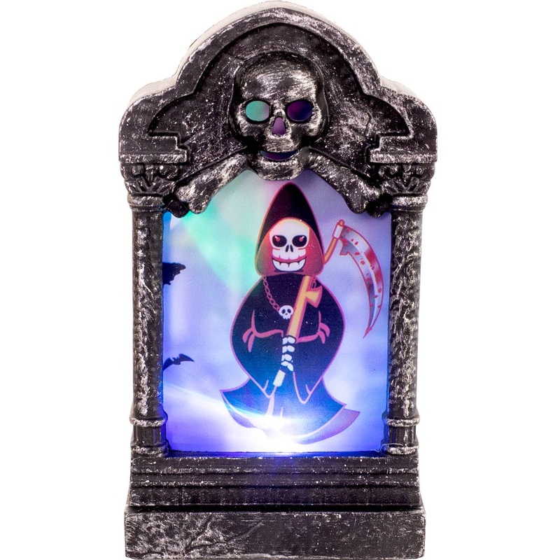 Mini Light Up Reaper Tombstone Tabletop Decoration