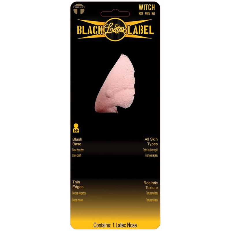 Black Label Latex Large Wart Witch Nose Prosthetic
