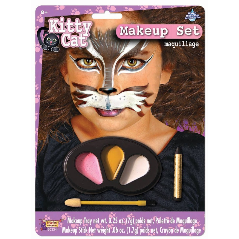 Cute Kitty Cat Face Paint Makeup Set