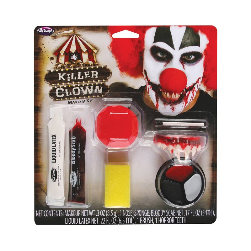 Killer Clown Halloween Makeup Kit