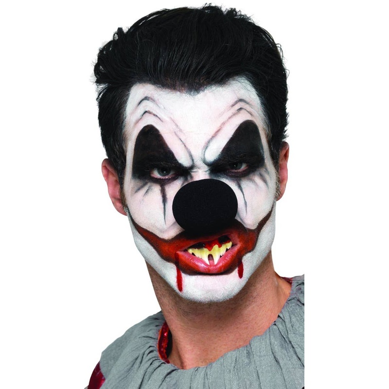 Killer Clown Halloween Mens Makeup Kit