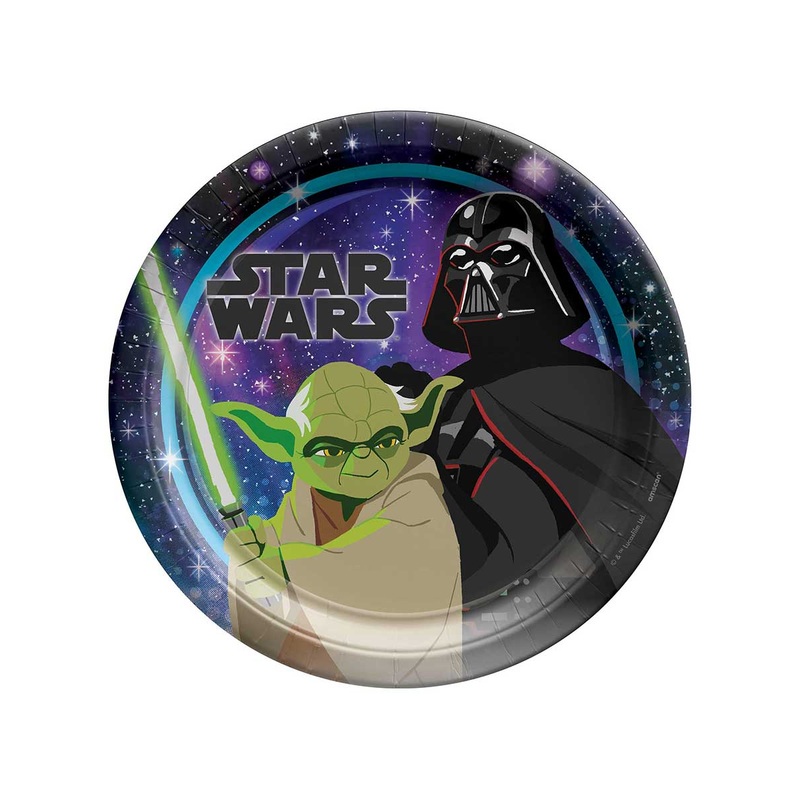 Star Wars Galaxy 8 Pack Large 23cm Paper Plates