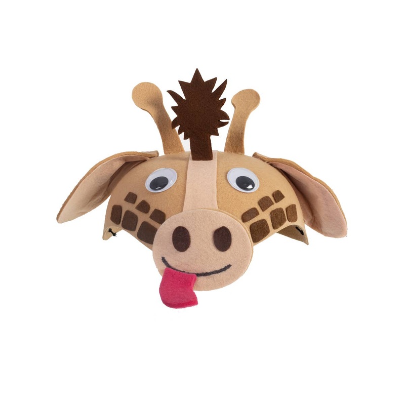 Cheeky Giraffe Kids Felt Fabric Costume Hat