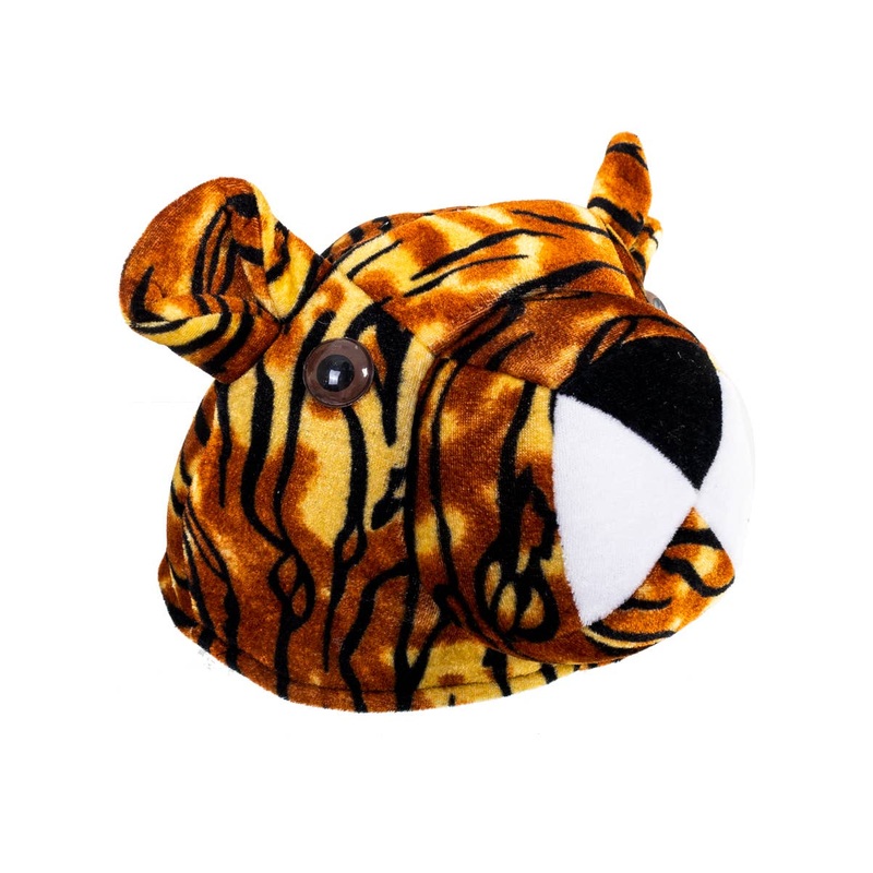 Cute Plush Tiger Kids Costume Hat