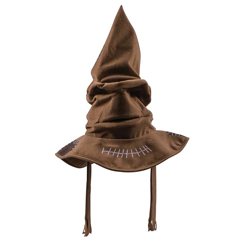 Plush Brown Kids Harry Potter Sorting Hat Costume Accessory