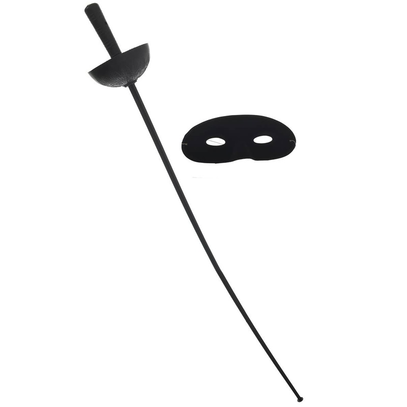Zorro Mask and Sword Kids Accessory Set