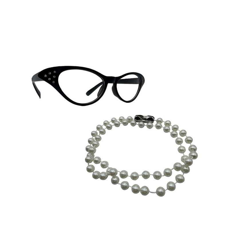 100 Days of School Girls Little Old Lady Accessory Set