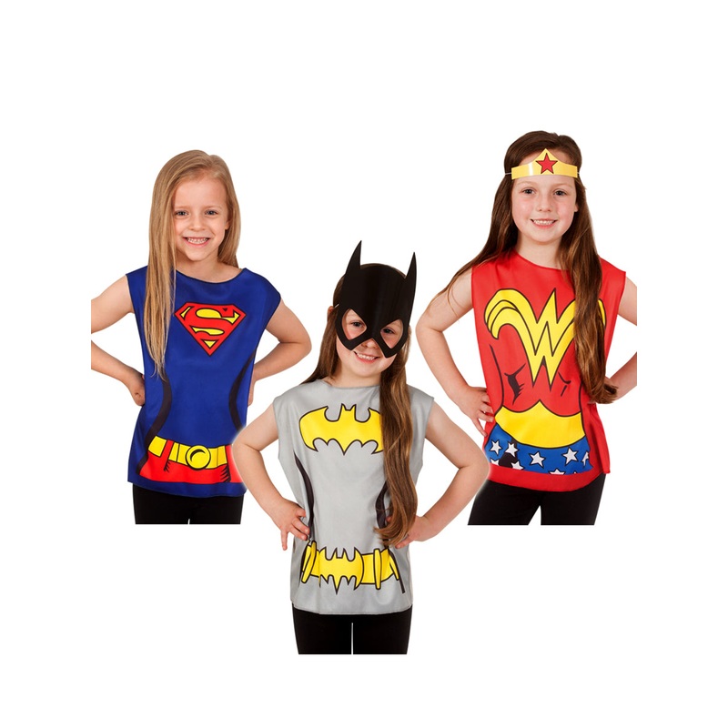DC Comics Superhero Girls 32 Piece Party Favours Costume Set 3-5