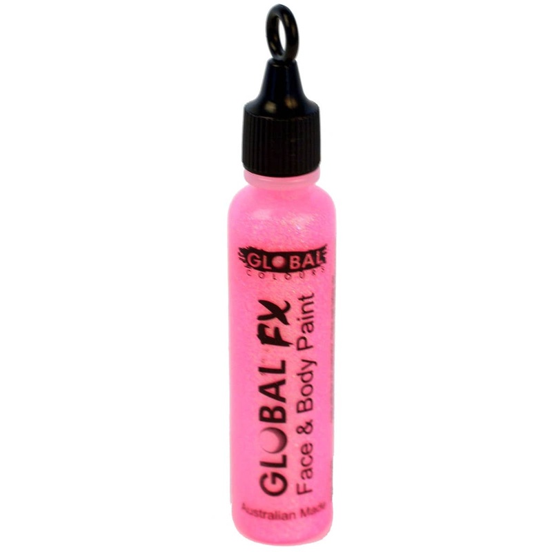 Iridescent Pink Face and Body Glitter Applicator Tube
