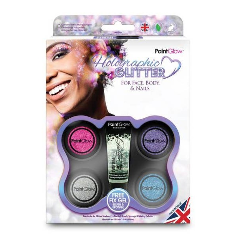 Holographic Face and Body Loose Glitter Makeup Kit