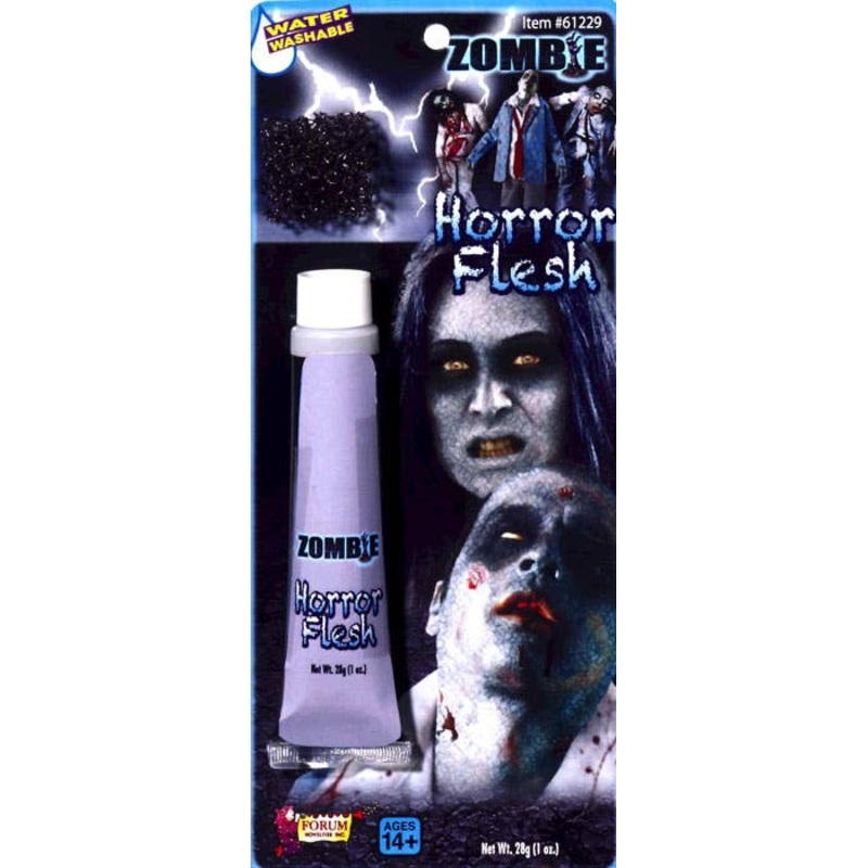 Horror Flesh Grey Zombie Costume Makeup