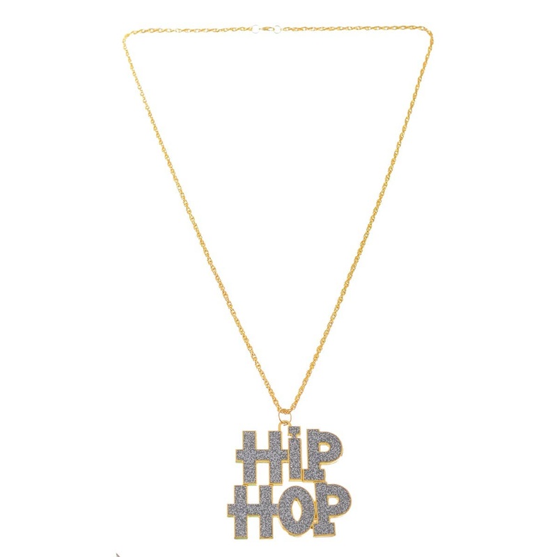 90s Hip Hop Rapper Gold Chain Necklace